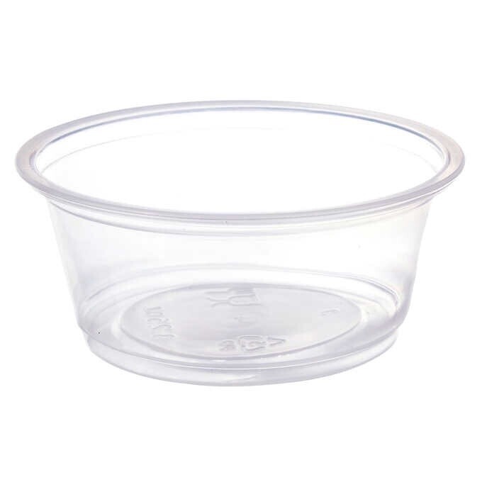 3.25oz Green To Go Plastic Portion Cups Clear (2500pcs)