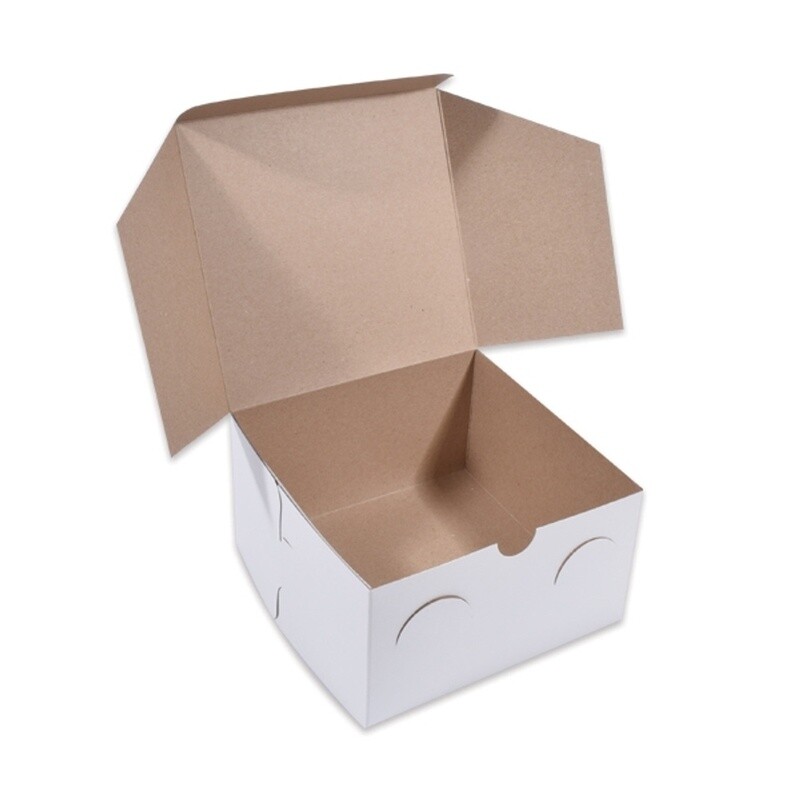 7x7x3.5 18PT Cake Box White (250pcs)