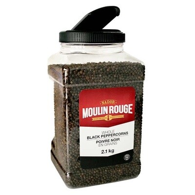 Moulin Rouge Whole Black Peppercorns 2.1 kg
