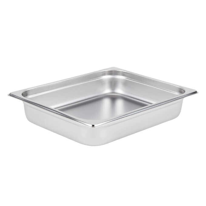 Sagetra Half-size Deep Stainless Steam Pan 4 in