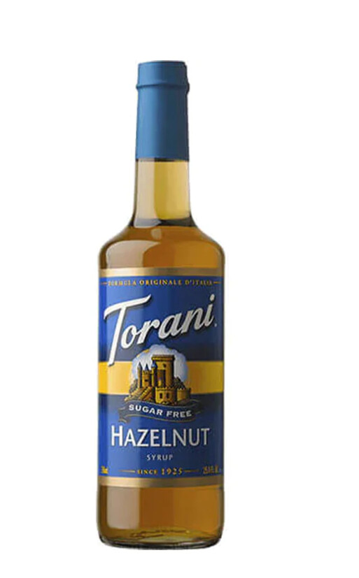 Torani Sugar Free Hazelnut Syrup, 750ml