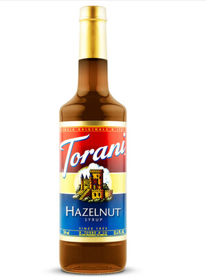Torani Hazelnut Syrup, 750ml