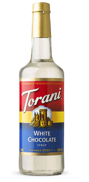 Torani White Chocolate Syrup, 750ml