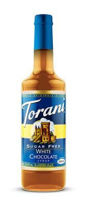 Torani Sugar Free White Chocolate Syrup, 750ml