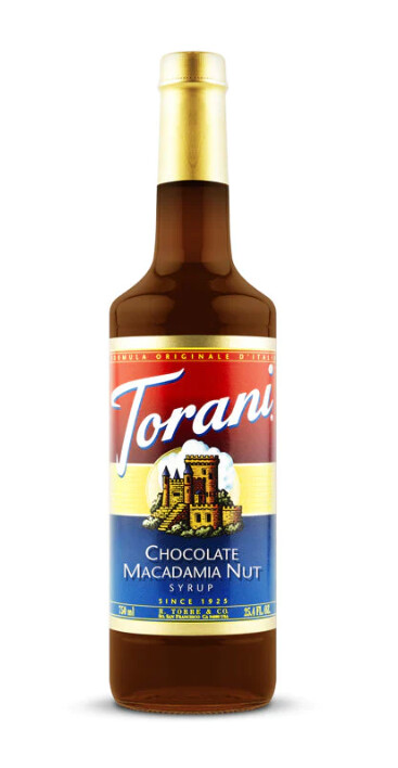Torani Chocolate Macadamia Nut Syrup, 750ml