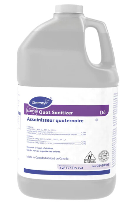 Suma Quat Sanitizer D4 (3.78L/ 1Gallon)