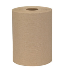 PUR VALUE 8 X600&#39; KRAFT ROLL TOWEL 2 CORE ECO (12/CS)