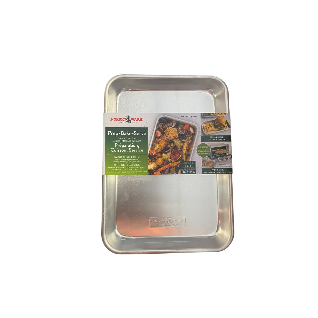 Bake Sheet Pans  4pcs 11.4x8.2x1.08 in 29cm (Nordic Ware)