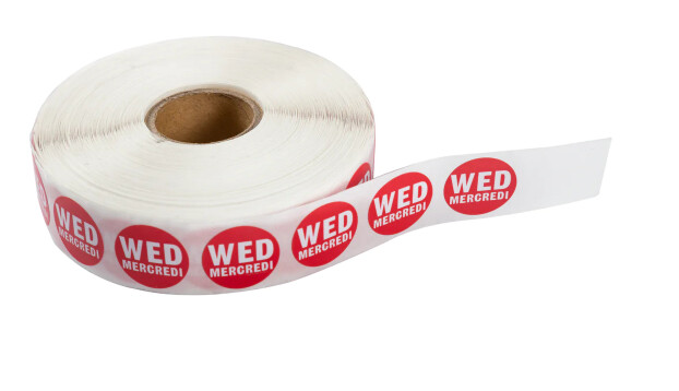Day Spot 3/4&quot; Wednesday Cld Temp Bilingual, Case 2000x2