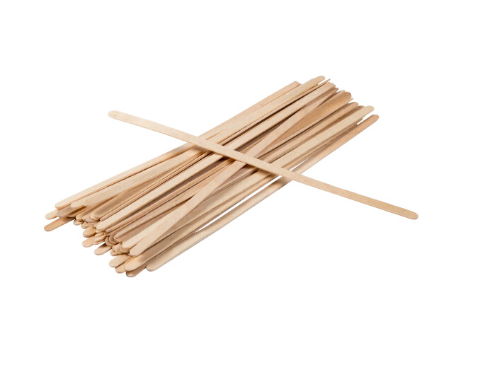 Hy Stix  Wooden Stirrer Coffee Round End 7&quot; (1000pcs/pack)