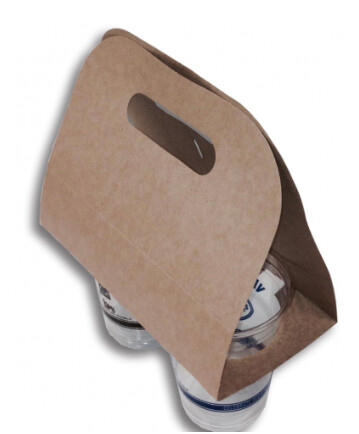 Kraft Paper 2 Cup Carrier 400pcs/case