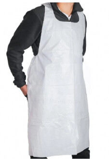 CLW Disposable White Apron 100pcs/pack