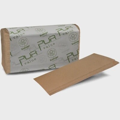 PUR VALUE Multifold KRAFT TOWEL 16X250 (4000/CS)