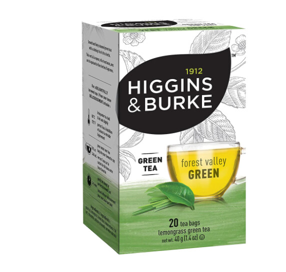 Higgins &amp; Burke GreenTea 6x20 count(120/case)