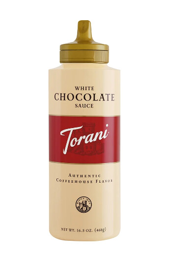 Torani White Chocolate Sauce 16.5 oz.