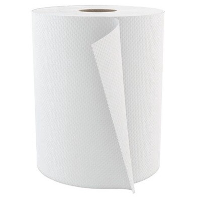 PUR VALUE 8 X600&#39; TOWEL 2 CORE WHITE@12