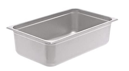 Sagetra Full-Size Deep  Rectangular Steam Pan 6&quot;