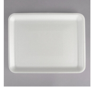 34/4S White Foam Meat Tray 500/CS. ND