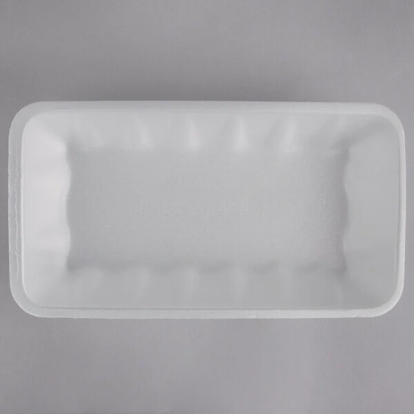10K White Foam Meat Tray (250/CS)