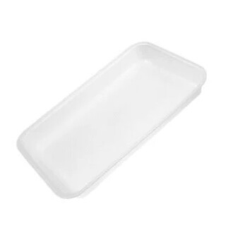 25D WHITE FOAM MEAT TRAYS (100/CS)