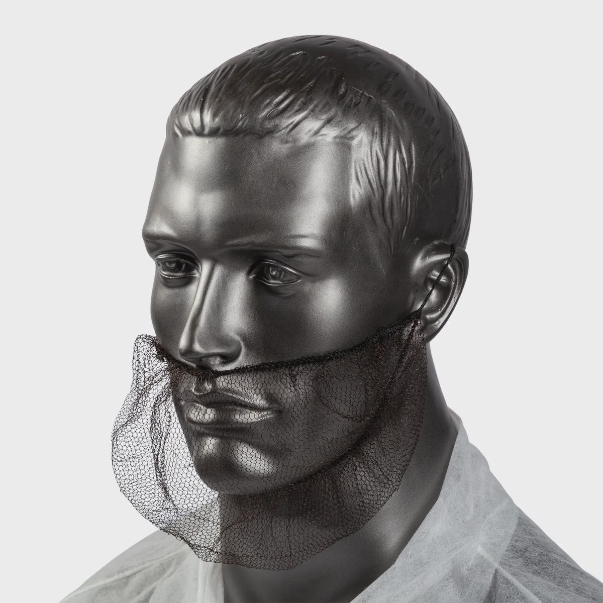 Beard Net Disposable Large 1/8&quot; Brown (100PCS)