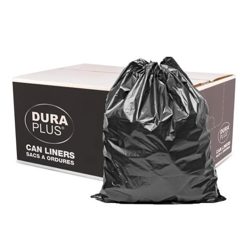 30x 38 DuraPlus  X-Strong, Black (125/CS)