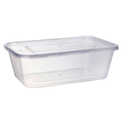 Café Express 750 mL Rectangular Containers with Lids Pack of 300