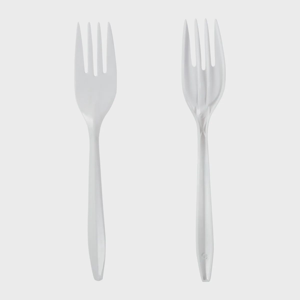 Hy Stix Fork Polypropylene White,  (1000/CS) Unwrapped ND