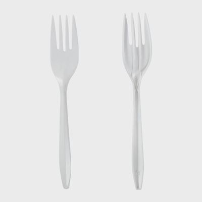 Hy Stix Fork Polypropylene White,  (1000/CS) Unwrapped ND