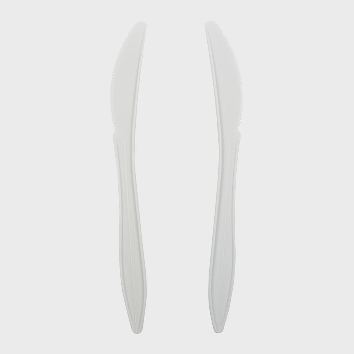 Hy Stix Knife Polypropylene White, (1000/CS) Unwrapped ND