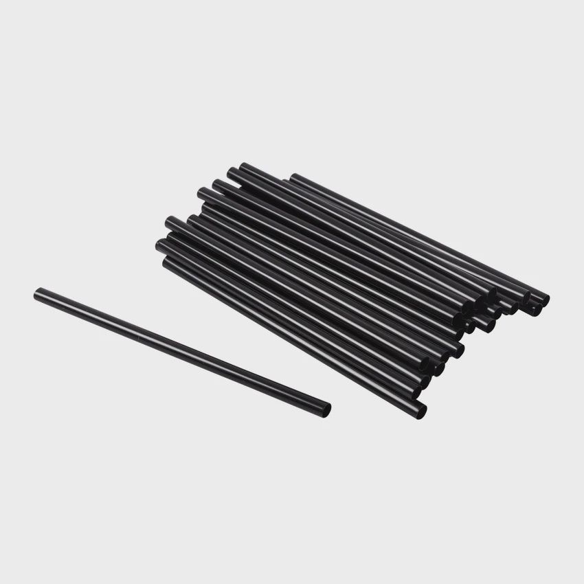 6&quot;  Jumbo Straw Black  (1500/CS)