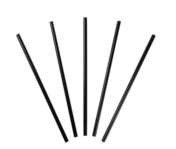 8&quot; Jumbo Straw Black (1500/CS)