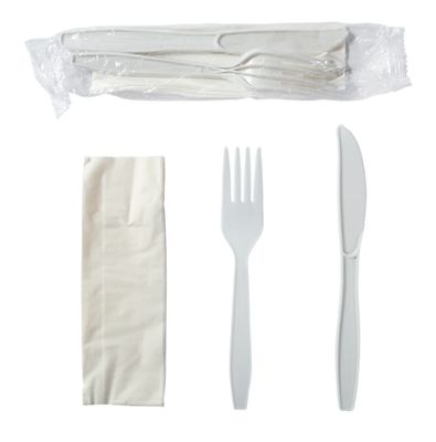 Hy Stix 3pcs Meal Kit White Individually Wrapped (500/CS)