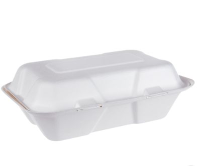 B&amp;G 9x6 Clamshell Sugarcane Container 250pcs