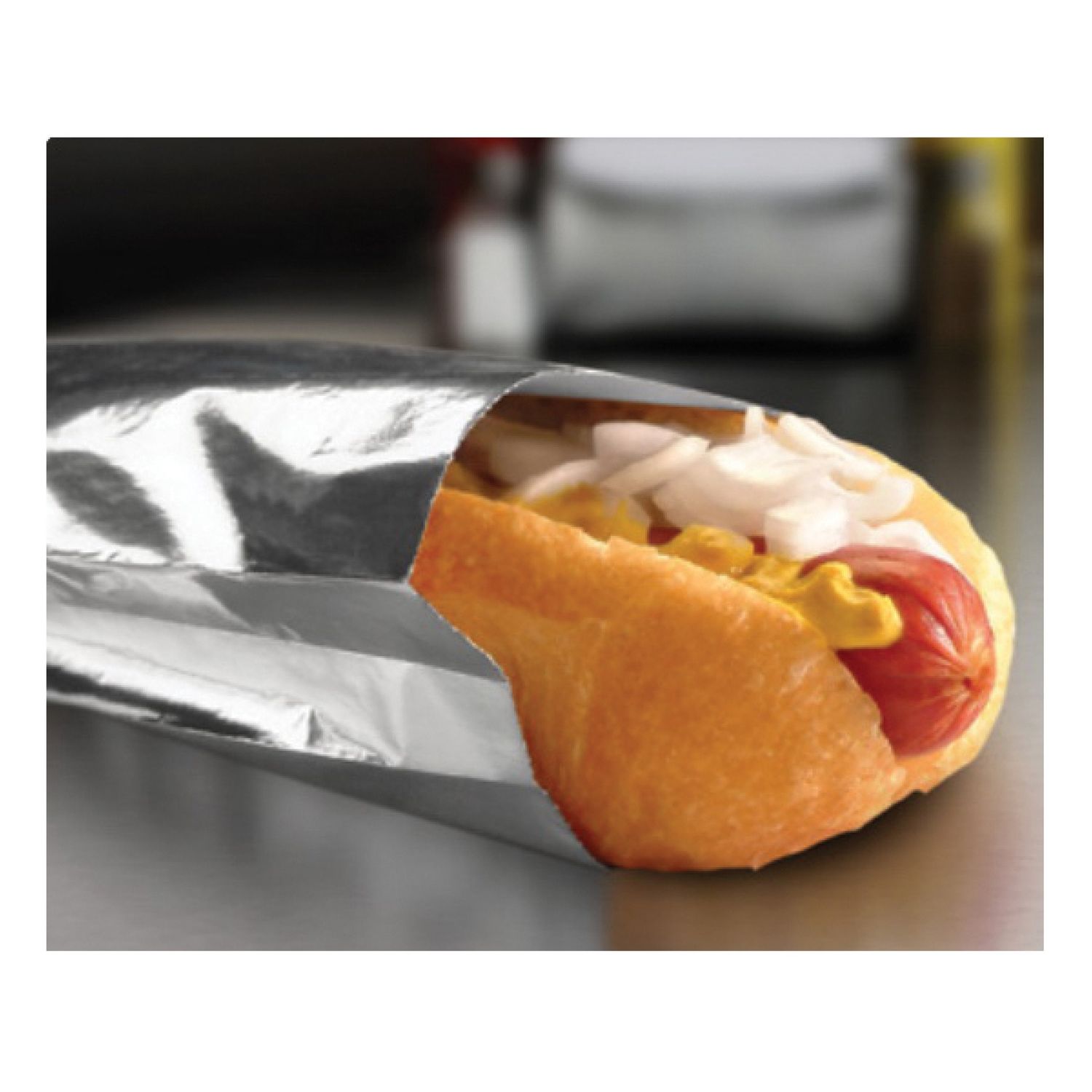 10X1. 5X5.5 HOT DOG FOIL BAG LARGE