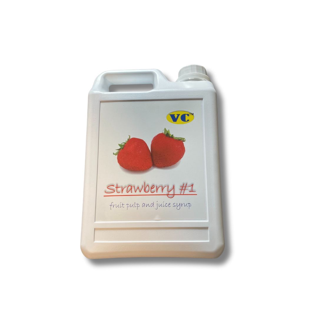 Strawberry Syrup w/ pulp (5kg) ND