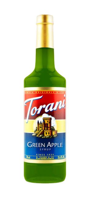 Torani Green Apple Syrup, 750ml