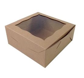Pot Pie &amp; Premium Cookies Box With Window, Kraft, 5 X 5 X 2.5, (200/cs)