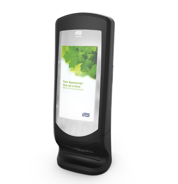 Tork Xpressnap Stand Napkin Dispenser (black) 24.5&quot; x 9.3&quot; x 9.3&quot;