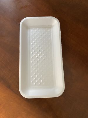17S White Foam Tray (8.3x4.8x0.6) 1000/CS