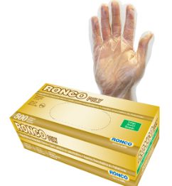 RONCO POLY GLOVES LARGE (500/PCS)