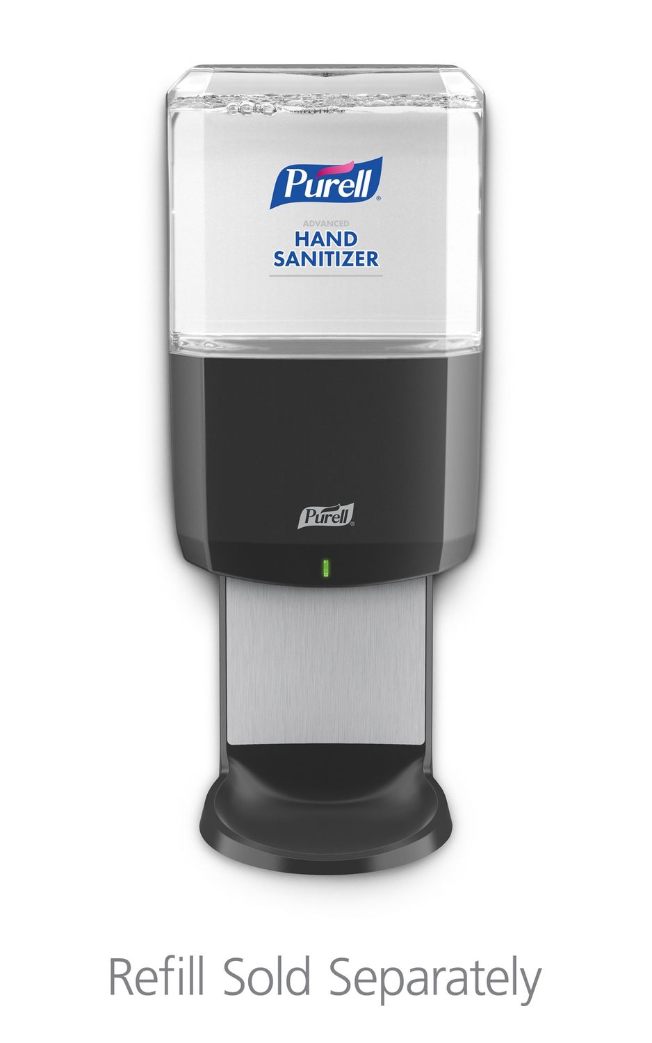 Purell ES6 Hand Sanitizer Dispenser, Silver &amp; Black, 1200ml, Rectangular, Plastic, (1pc)