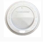 VICBAY DOME COFFEE LID 8OZ (VBCLLH80DW) WHITE 1000/PCS
