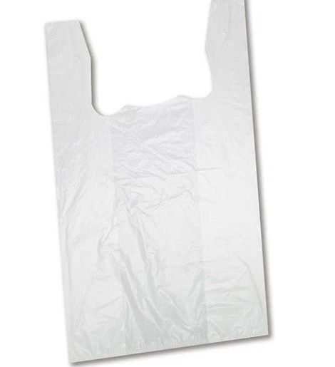 S2 White T-shirt bag 9x8x18 (14LB)