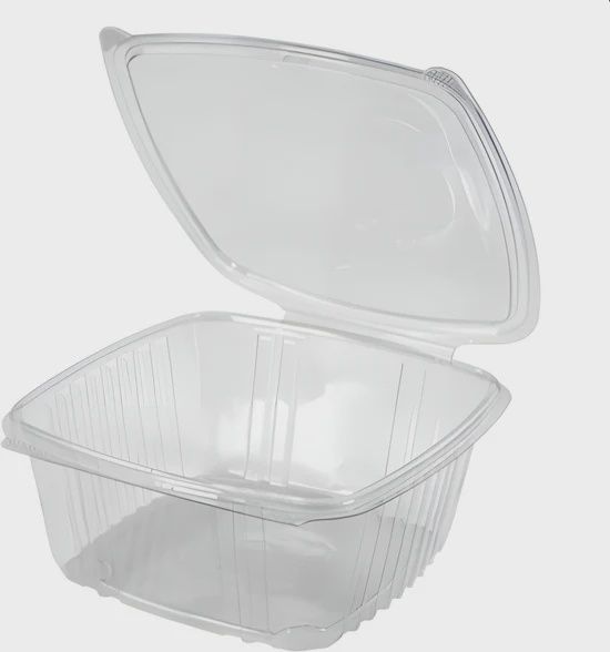 Genpak 64oz Salad Hinged Container (200/CS)
