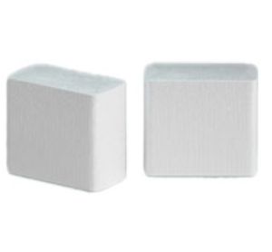 VICBAY Tall Fold Napkin 1PLY WHITE@18X500 (9000/CS) VBTF90