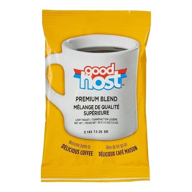 GOODHOST Premium Blend - Light Roast Ground Coffee, 2oz (42PCS/CASE)