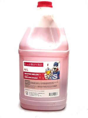 Slush Puppie Watermelon Slushy Syrup Concentrate 135 oz/4L- Canadian Made