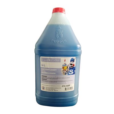 Slush Puppie Cotton Candy Slushy Syrup Concentrate 135oz/4L- Canadian Made