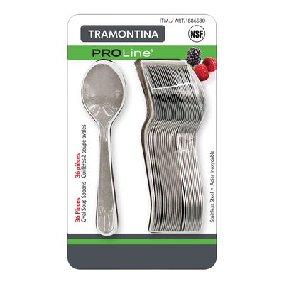 Tramontina ProLine Oval Soup Spoons Pack of 36